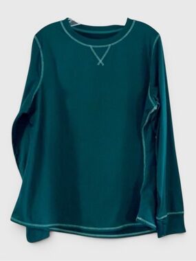 724 10/$50🏄🏻‍♀️ Climate Right Green Long Sleeve Top